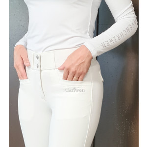 Modische Reithose &quot;ALEX&quot; XL (42) Wei&szlig;