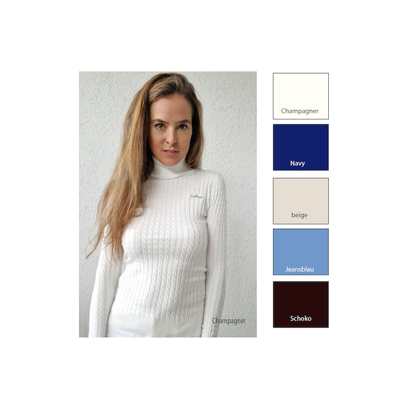 &acirc;&euro;žElly&acirc;&euro;&oelig; Rollkragenpulli champagne