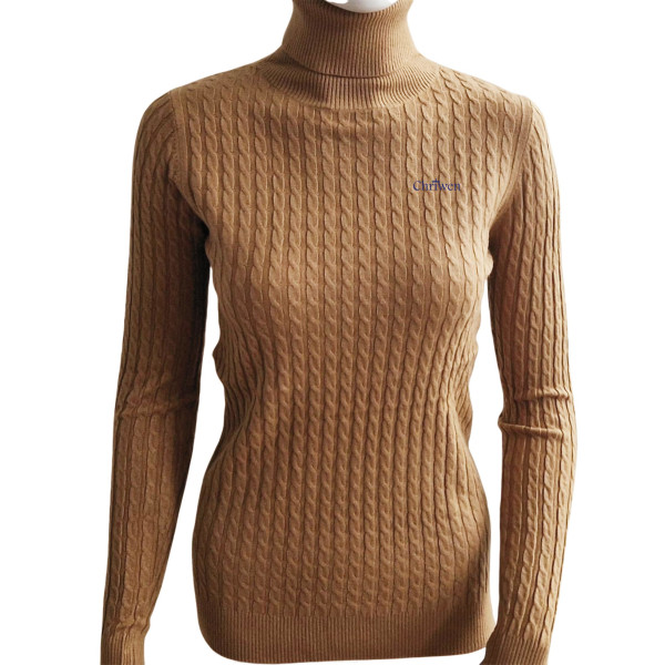 Elly Rollkragenpulli camel