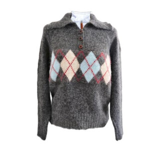 Rautenpulli SAMI anthrazit